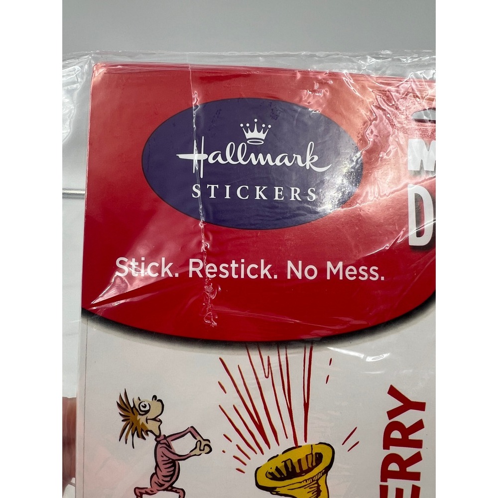 Hallmark Dr Seuss The Grinch Moveable Stickers Decorations Merry Grinchmas 2012 - Picture 2 of 8